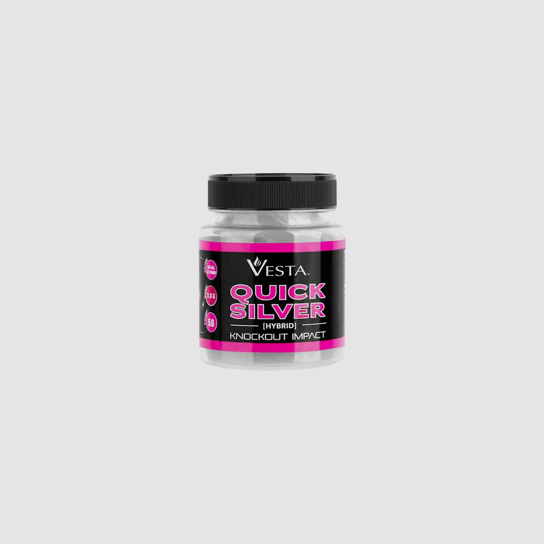 Vesta QuickSilver Balls Cal. .50 50stk