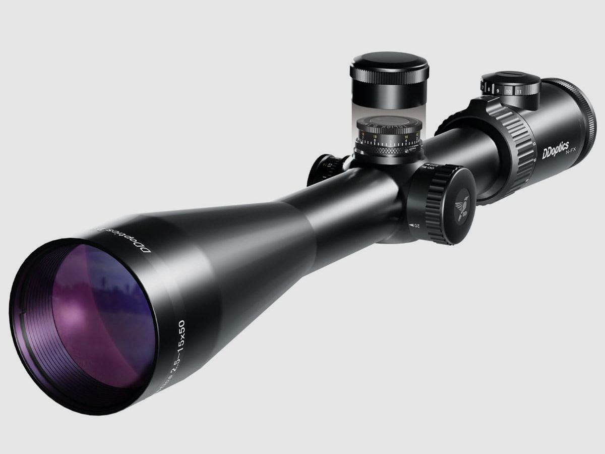 DDoptics cannocchiale Nighteagle V6 2.5-15×50 NFX, immagine 1 di 2
