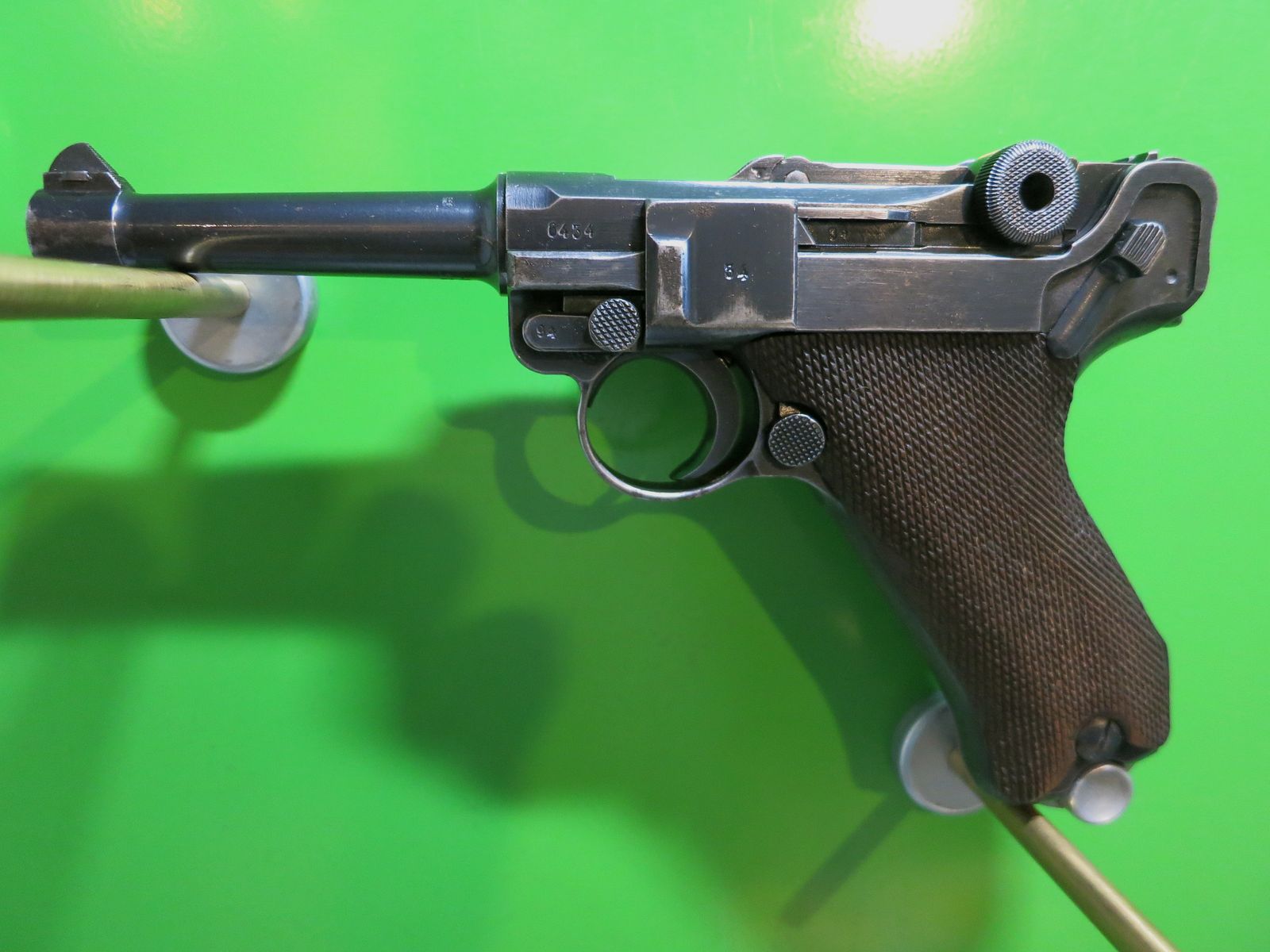 Deutsche Waffen- und Munitionsfabriken (DWM) 1939, Pistole 08 P08, 9 mm Luger, WaA 655 +Adler,  WW2     #67-