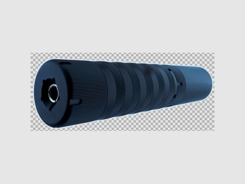 Multikaliber Schalldämpfer 4,5 bis 9,3 mm (.17-.366) MGS 50 Schalldämpfer. Auch für Schießkino KAT A