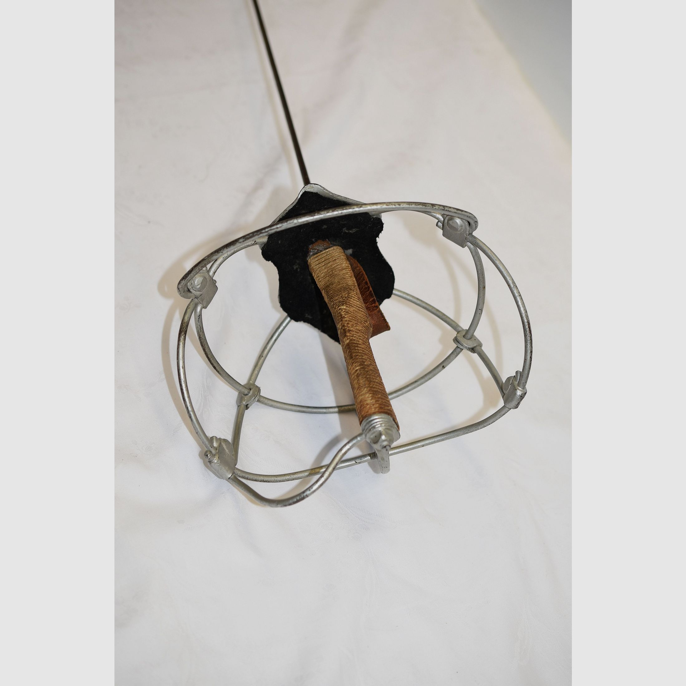 Racchetta da pallone, racchetta da tamburo, scherma, lunghezza totale 104 cm