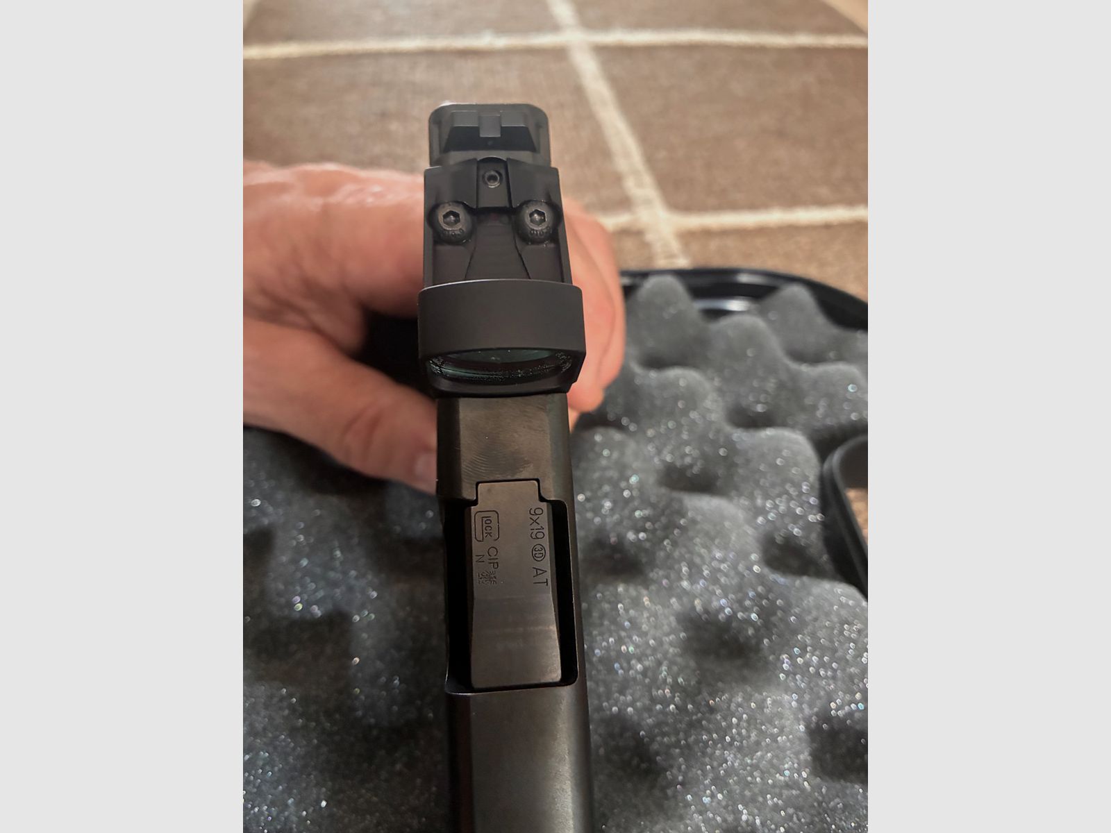 Glock 43x met Shield RMSc