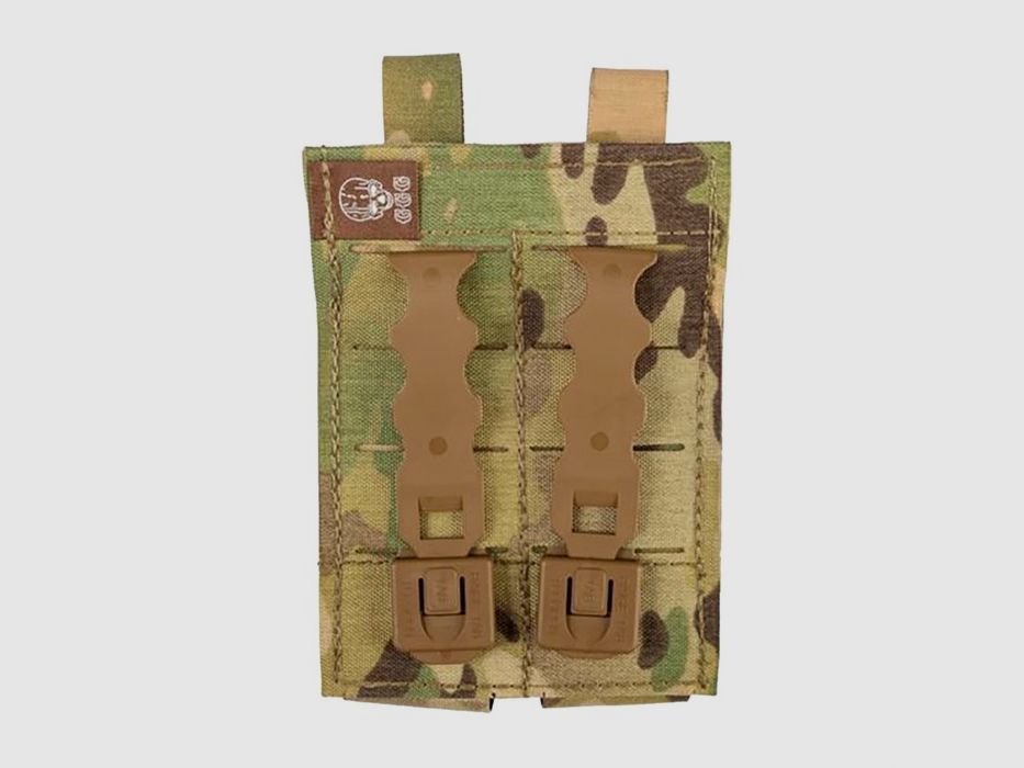 GREY GHOST GEAR DOPPELT PISTOLEN MAGNA MAG POUCH LAMINAT MULTICAM, Bild 3 von 3