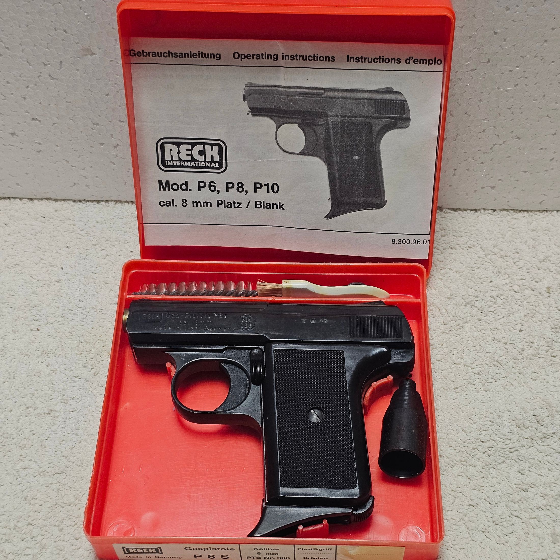 Schreckschusspistole Reck Modell P6s