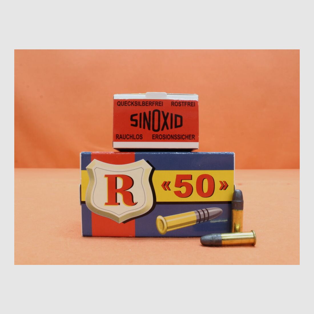 RWS Patrone .22lr RWS 40grs LRN (2318597) R50 VE 50 Patronen "Jubiläumspackung" [#ARS] 2,6g Blei-Rundkopf