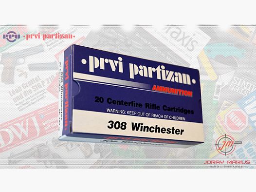 .308 Win PRVI Partizan SP 11.7g 180gr