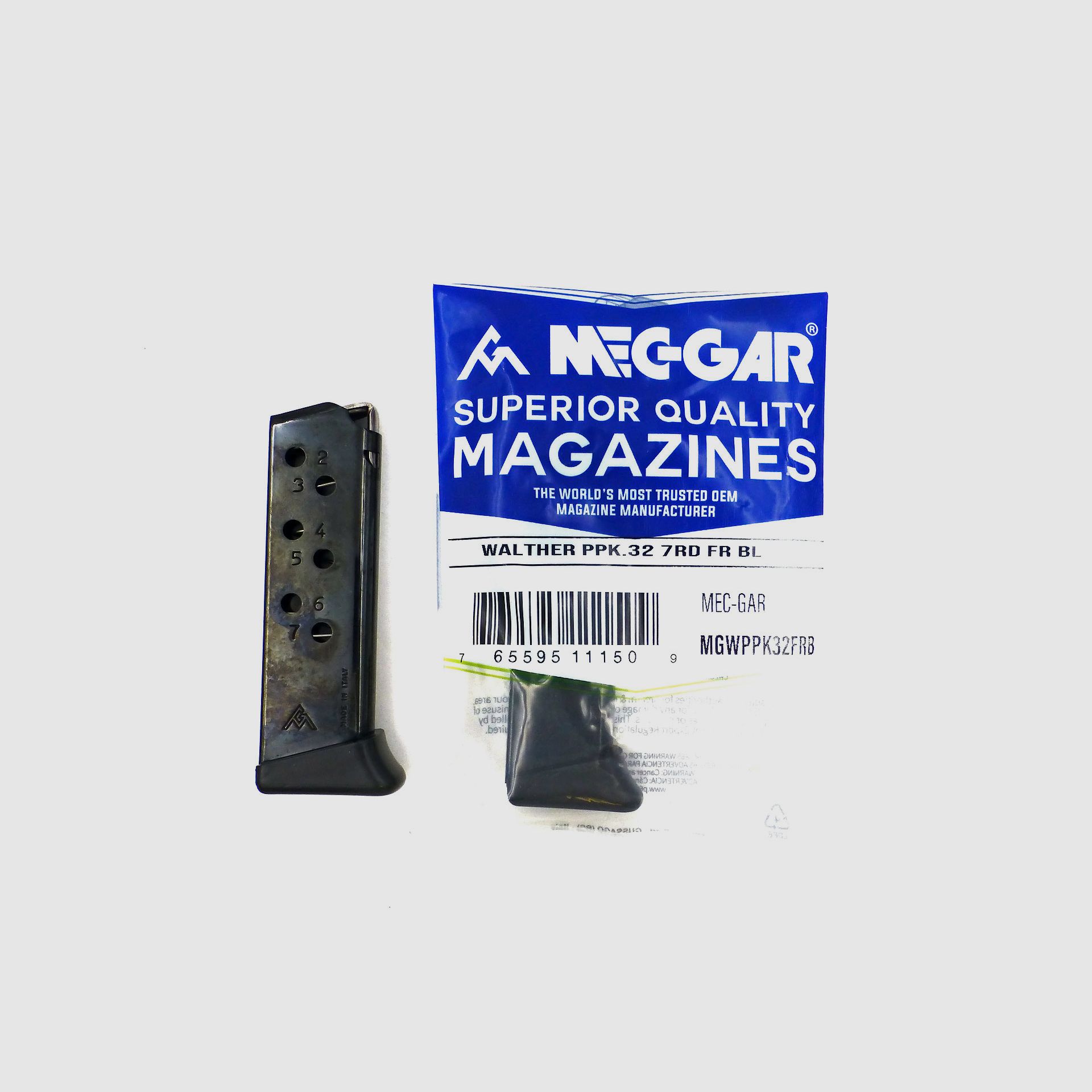 MEC-GAR Magazin für Walther PPK 7.65acp, Bild 1 von 2