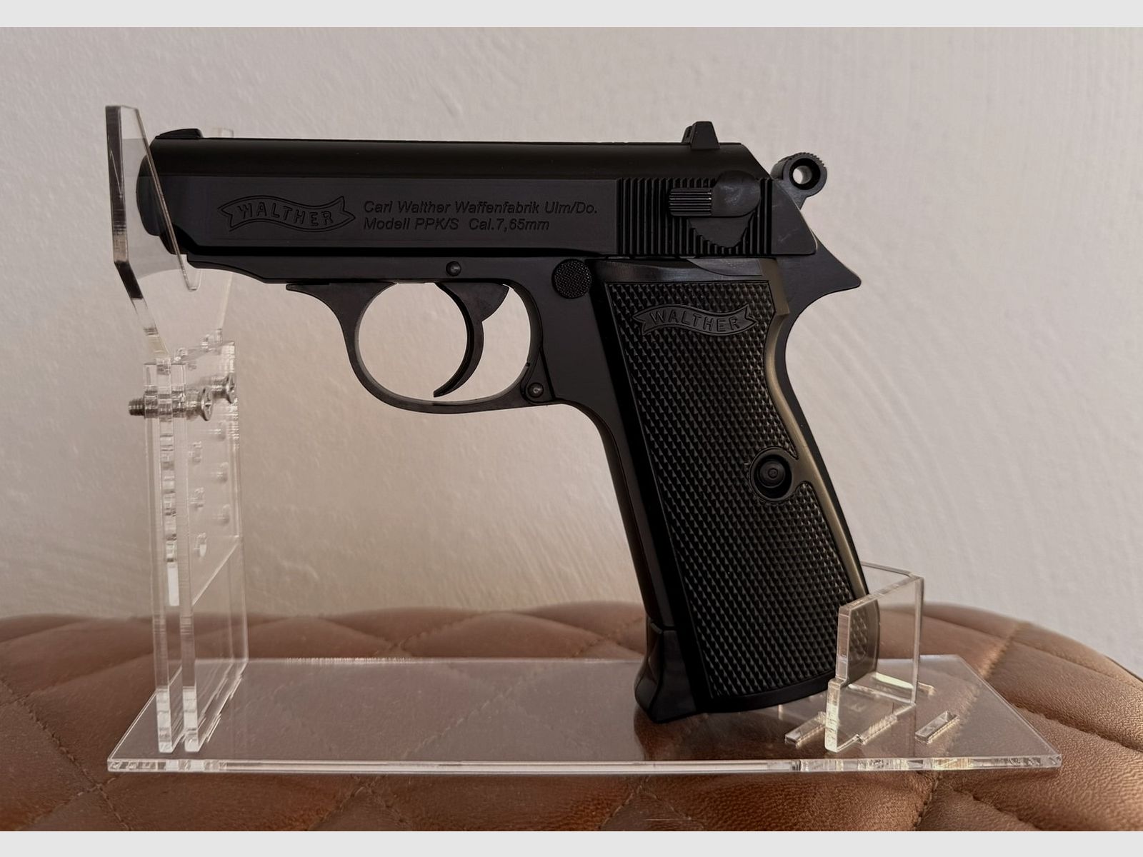 Walther PPK/S Co2-Pistole Blow Back Kaliber 4,5 mm Stahl BB