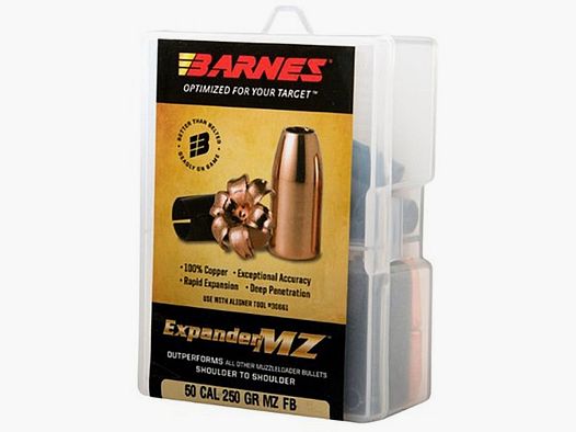 BARNES BULLETS EXPANDER MZ 54 CAL (0.500 ) HPFB SABOT 275GR 24/BOX