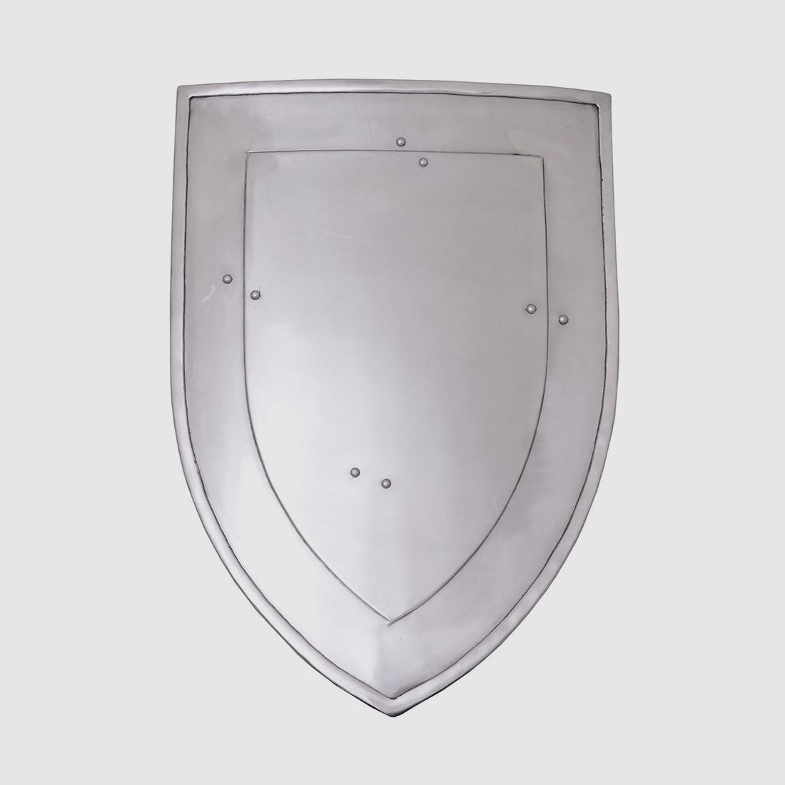 Weapon shield made of steel with inner padding