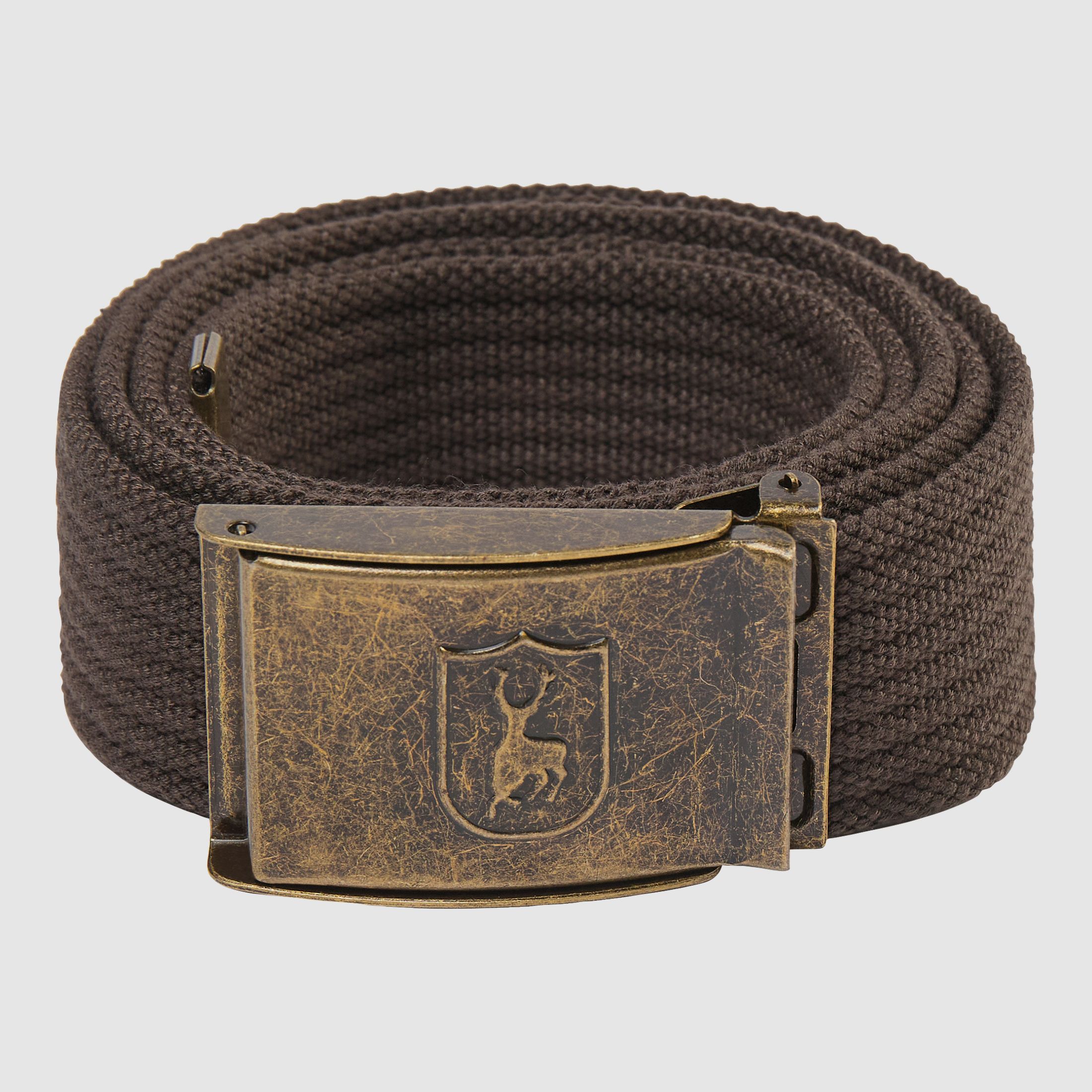 Canvas Belt - Otter Brown - Size: 130 CM