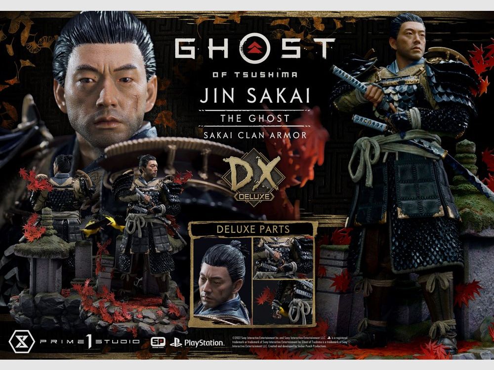 Ghost of Tsushima Statue 1/4 Sakai Clan Armor Deluxe Bonus Version 60 cm | 43023