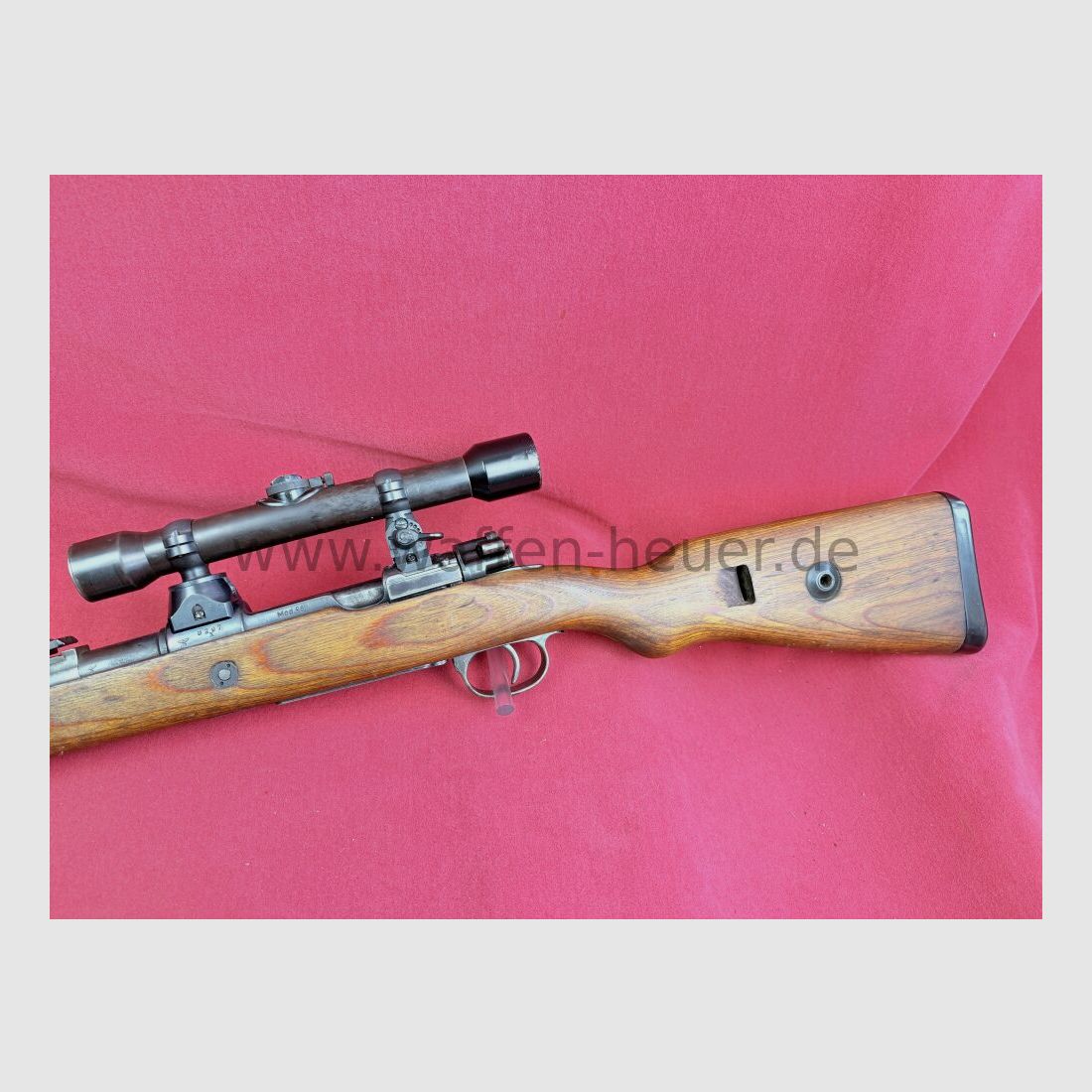 Mauser K98 Scharfschützen Karabiner WK II mit Adler und Kreuz