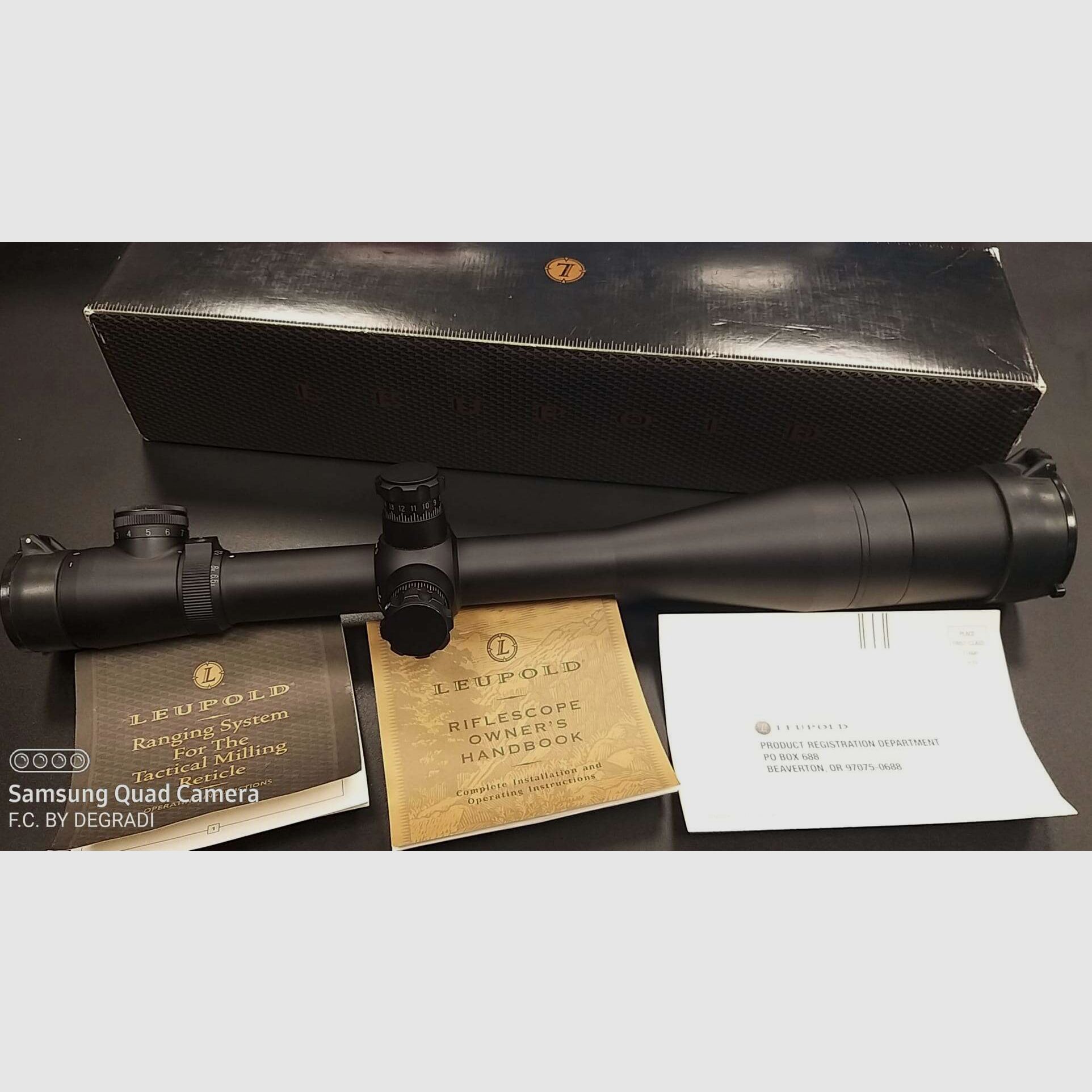 Leupold Mark 4 6,5 – 20 x 50 mm LR/T M1 con Reticolo Illuminato, immagine 2 di 4