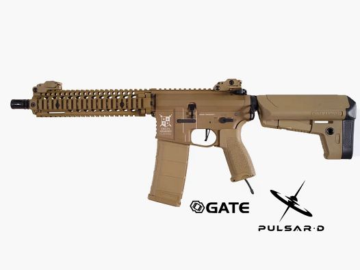 AR15 MK18 ALPHA Vollmetall TAN HPA Airsoft Gewehr Frei ab 18 Jahren | Delta Armory
