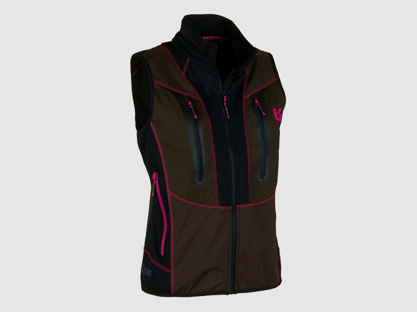 Gilet – Femme – Univers – Outdoor Adamello U-TEX Vert/Fuchsia, image 4 sur 4