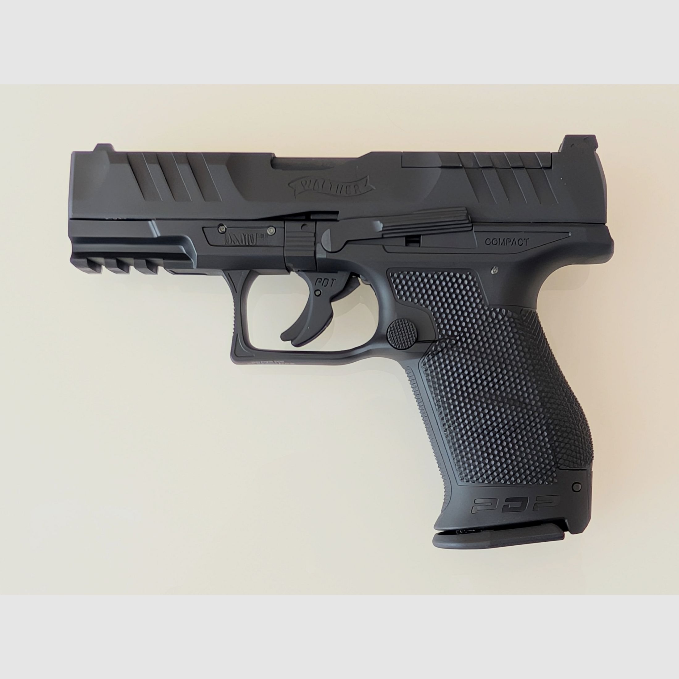 Walther PDP Compact 4" 4,5 mm (.177) BB, CO₂, < 3,0 J, Optics Ready