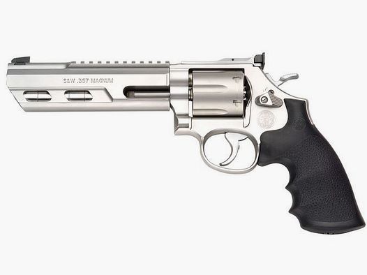 Smith & Wesson (S&W) Revolver Mod. 686 Competitor, 6" Kal. .357 Magnum, Stainless/Matt