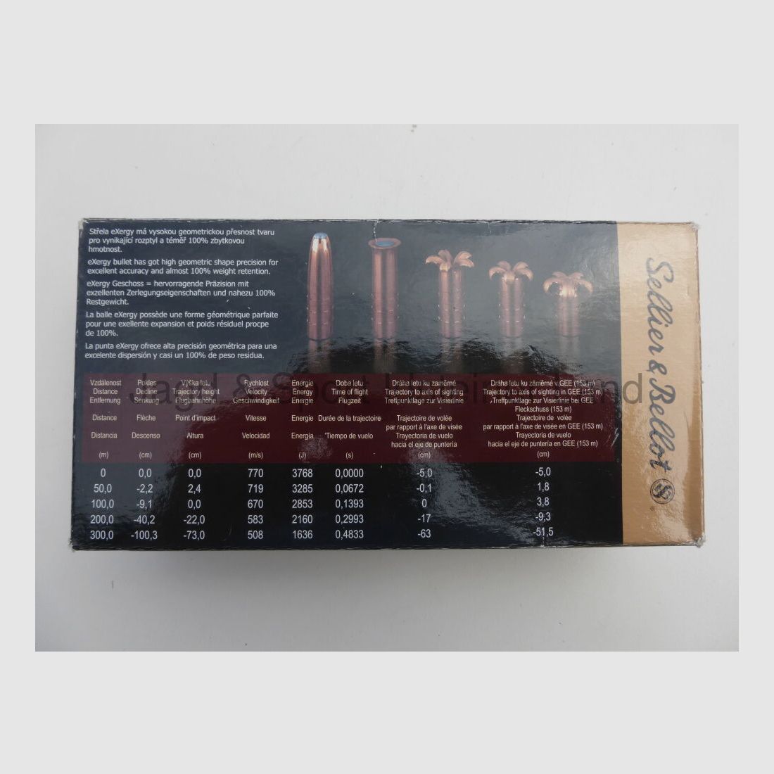 Sellier & Bellot Exergy, XRG,196grs