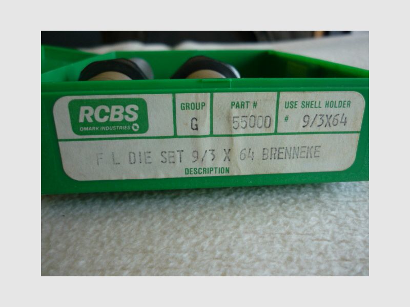 RCBS Zestaw matryc 9,3x64