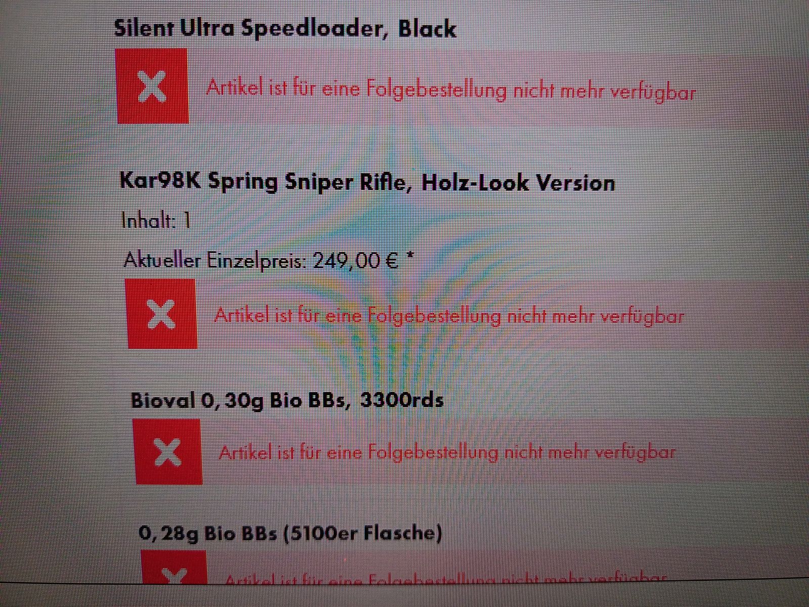 Airsoft, Sniper , K98 Bundle Visier , Tasche und BBS 