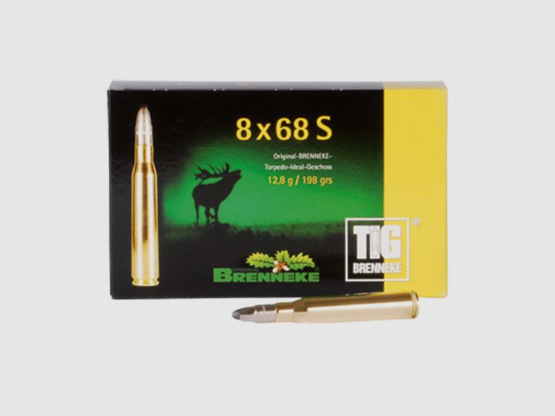 Brenneke 8x68 S 198GR TIG 20 cartridges