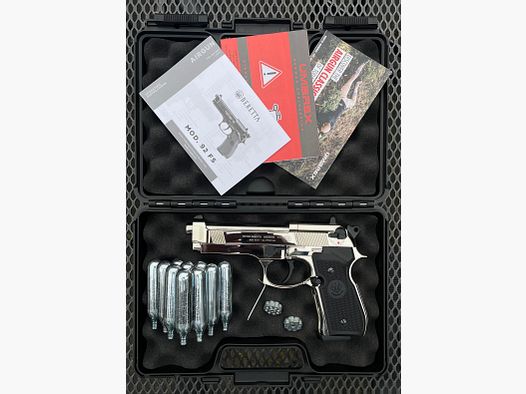 Beretta M 92 FS polished chrome wie NEU