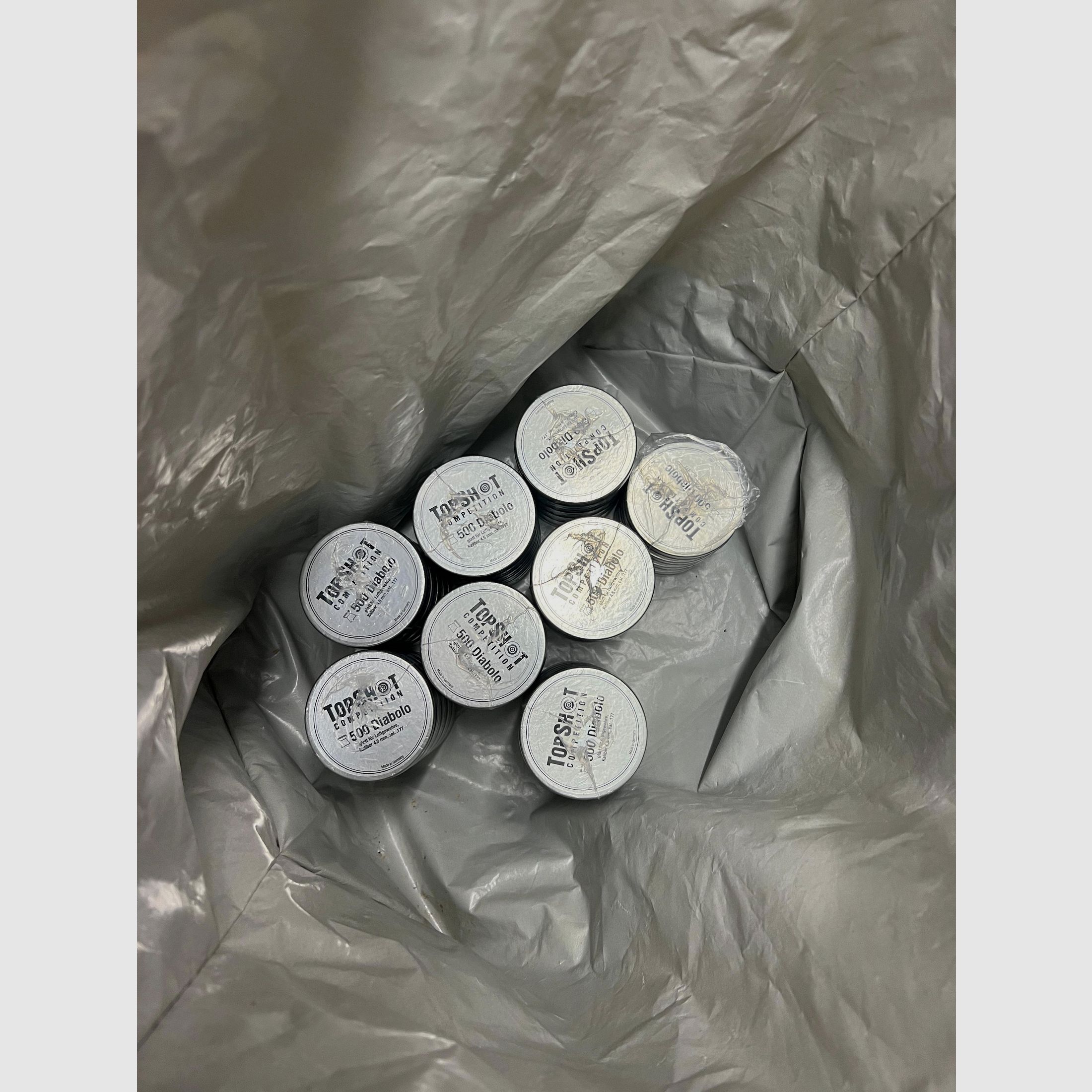 Stock di TopShot Diabolo 4,5 mm (.177) – produzione H&N – 20.500 colpi