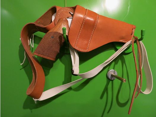 Shoulder holster revolver 3", leather #6-