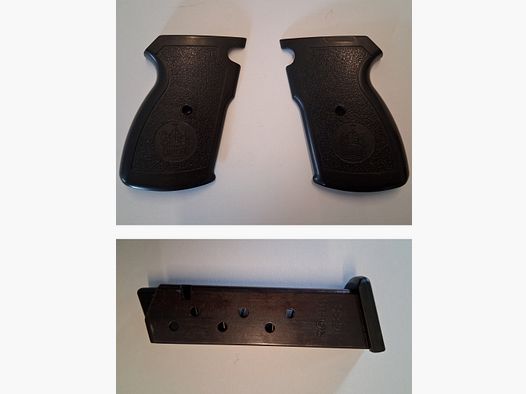 Magazine and grip panels for Mauser HSc 90