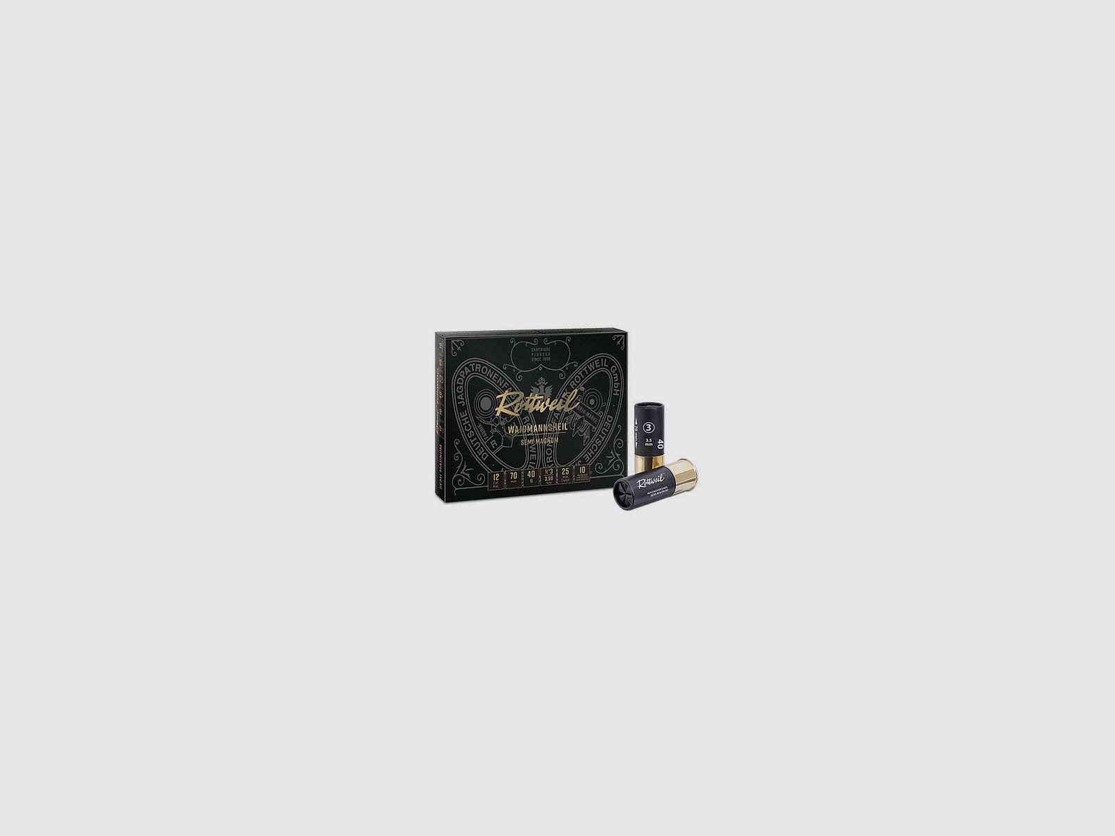 Rottweil Waidmannsheil Semi Magnum - 12/70 - No. 3 - 3.5mm - 40g