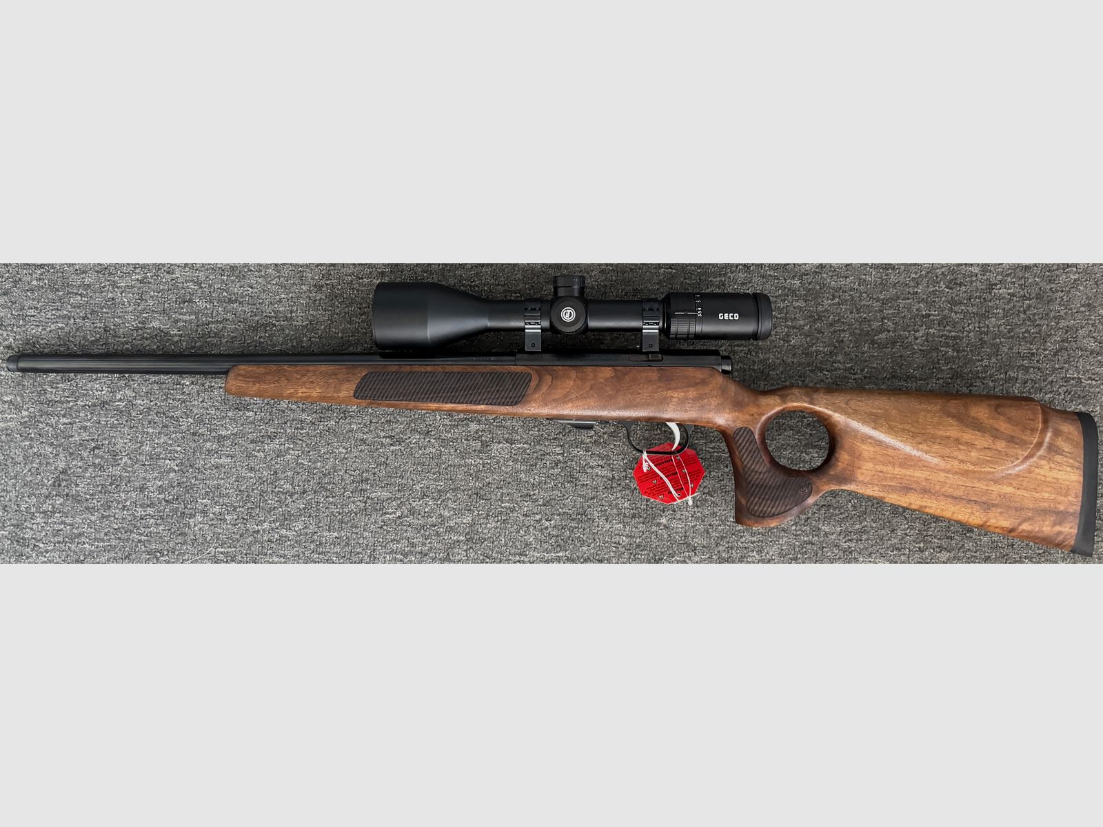 Weihrauch HW66 Production .17 Hornet con Geco 3,5-18x56 LP
