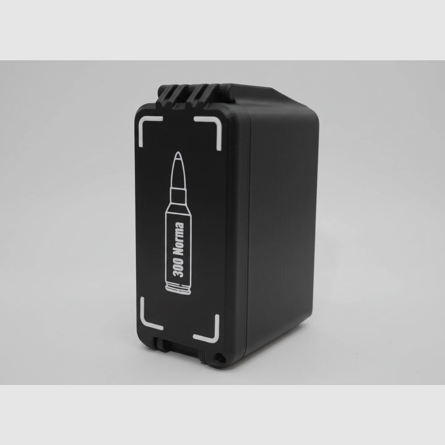 Filamelt Munitionsbox / 300 Norma Magnum / 'Klapp- / Rastdeckel' / Patronenbox, Ammo Box