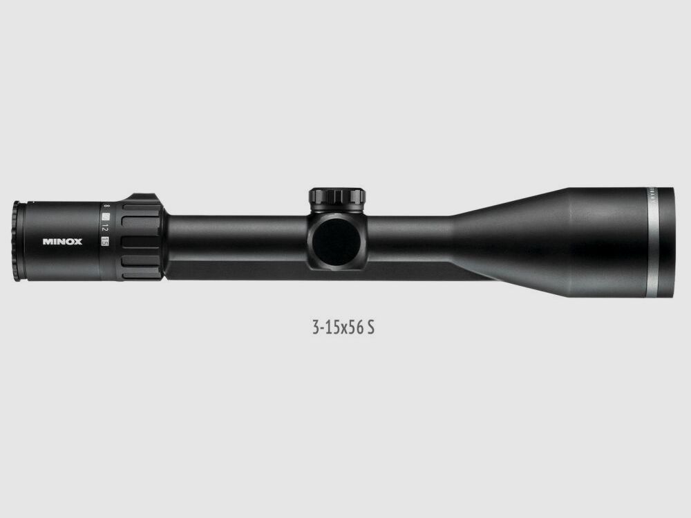 Minox Allrounder 3-15x56, con guida