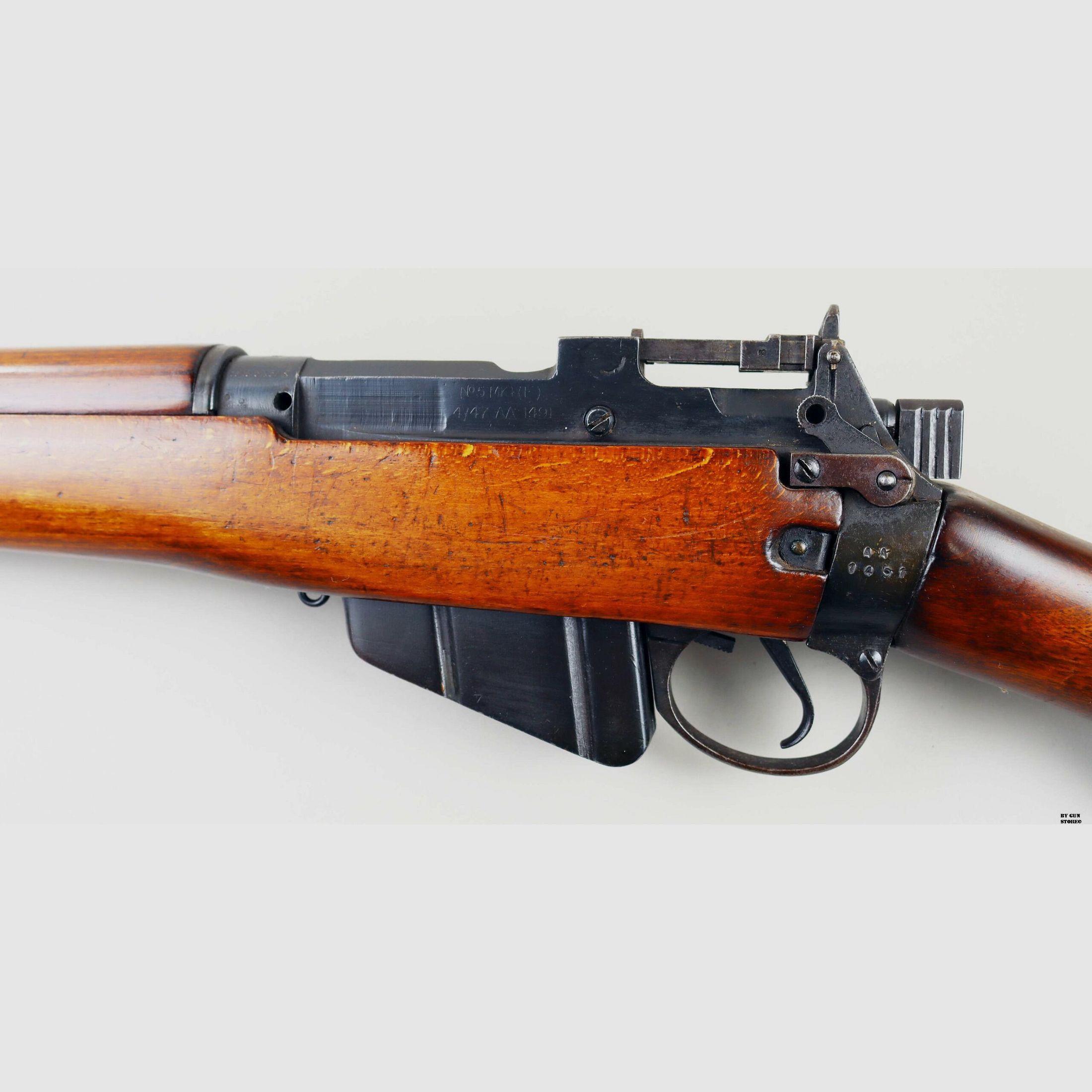 Fucile Enfield mod. N°5 MK (F) cal. 6,5x57R matr. AA1491, immagine 4 di 18