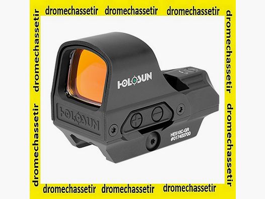 Panoramisches Rotpunktvisier Holosun 510C Reflexvisiere Kreispunkt 2 Moa grün Montage mit Schnellverschluss auf Picatinny-Schiene 510C GR