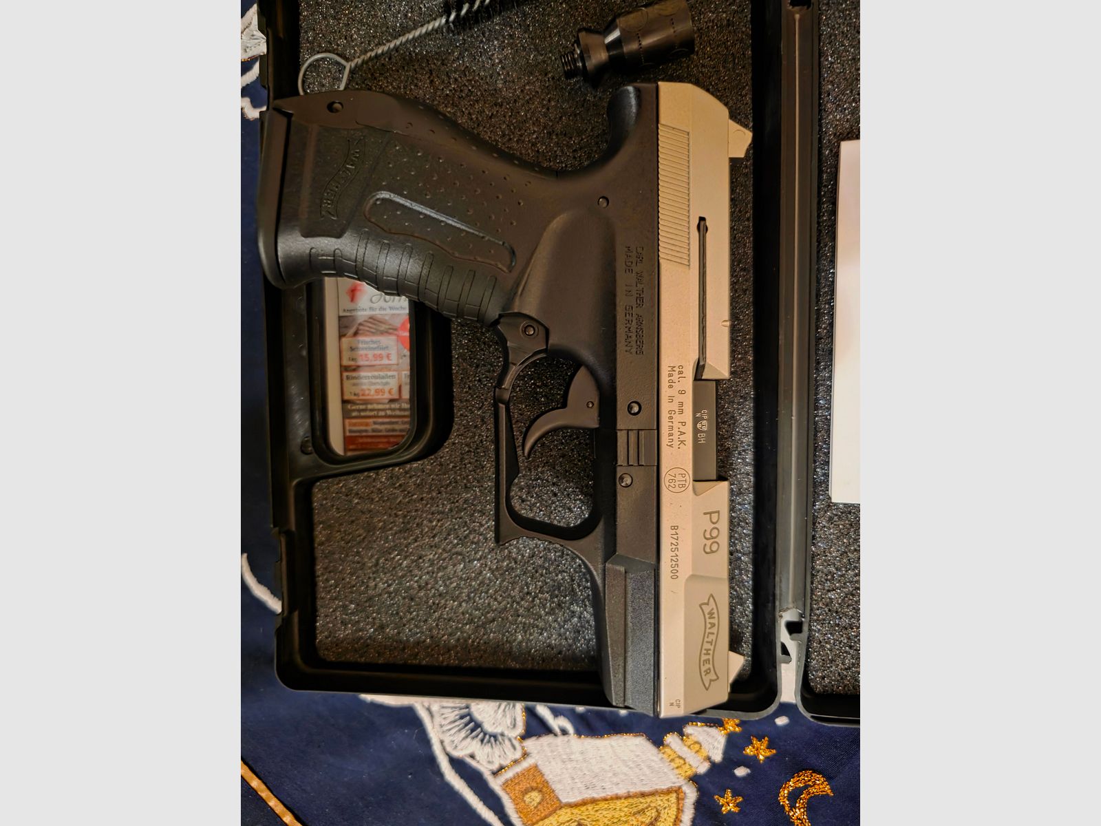 Walther P99 Bicolor NKL 9mm P.A.K Schreckschuss