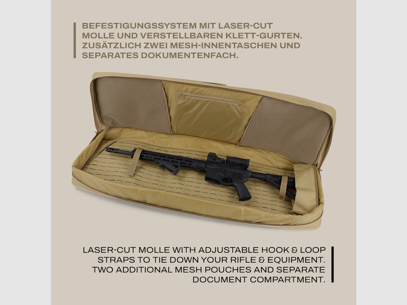 Winter Guncases Bolsa Táctica para Rifle 110 cm