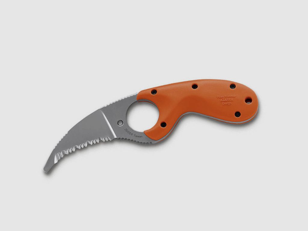 Rettungsmesser CRKT Bear Claw Emergency Rescue AUS-4 KlingenlĂ¤nge 6 cm inklusive Kydex Scheide (P18)
