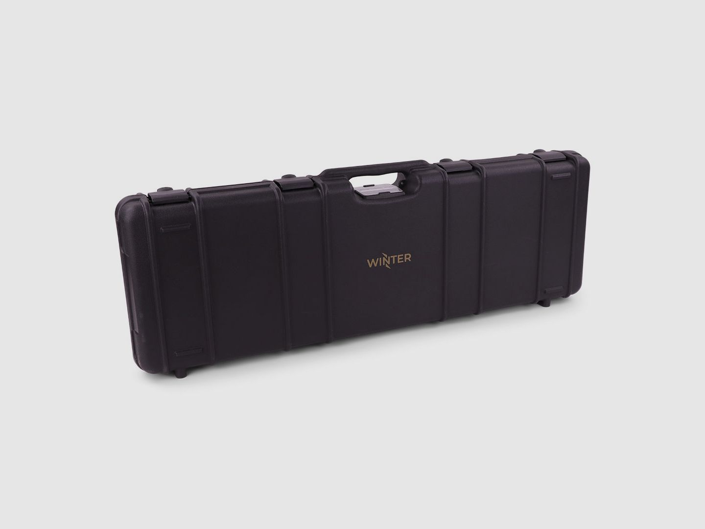 Winter Gewehrkoffer W10 103 cm für 1 Langwaffe – PP Kunststoff, 4 Push-Pull Verschlüsse, Noppen (Night)