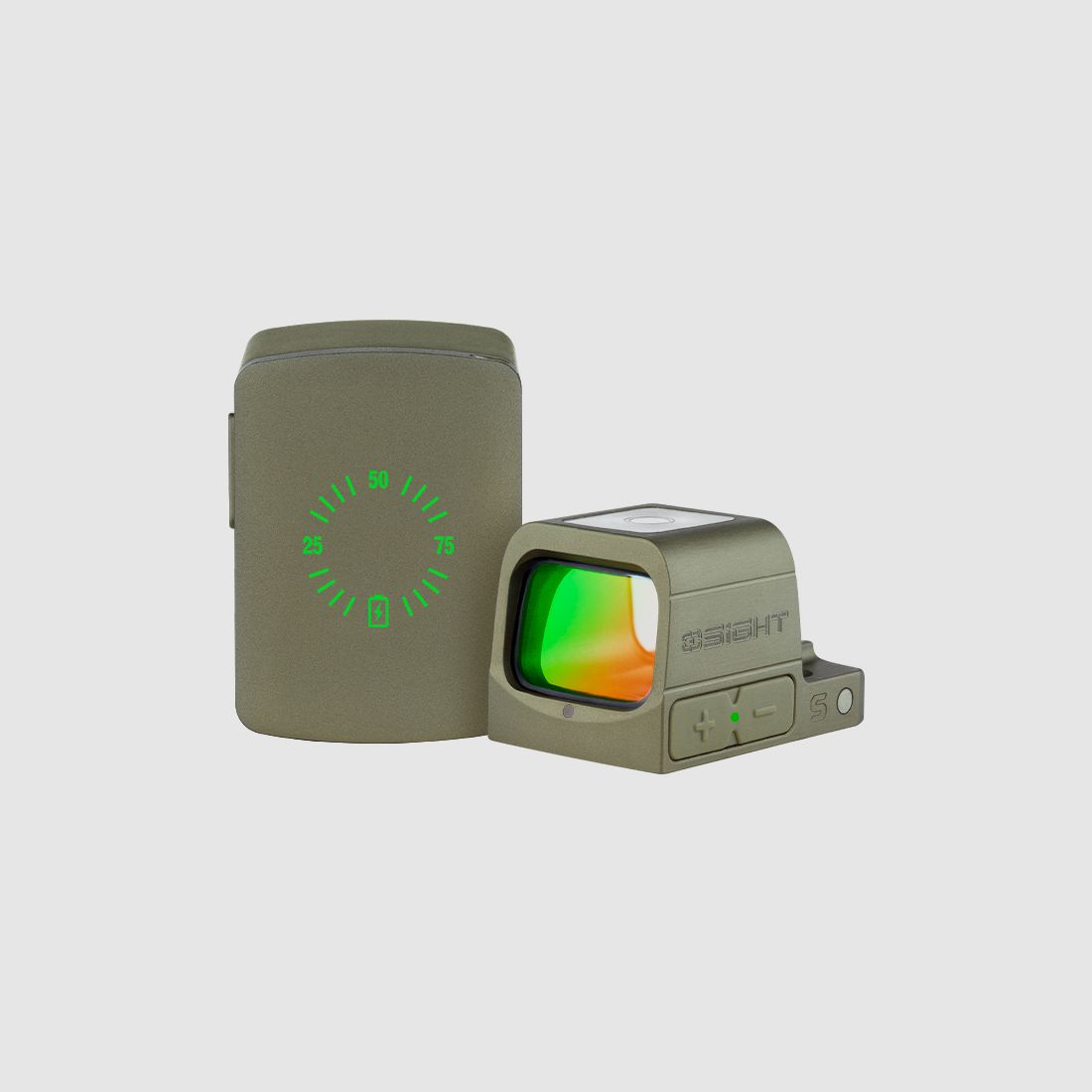 Osight S – Rotpunktvisier mit 2 MOA und 32 MOA Kreis, magnetische Halterung, FDE, Bild 1 von 6