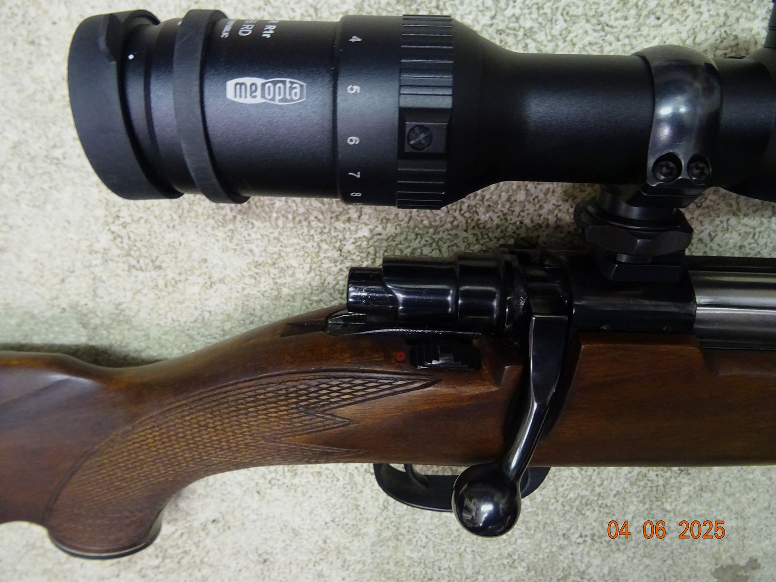 Zastava 98er repeating rifle, caliber .308 Win., swivel mount, ZF Meopta, interesting details!