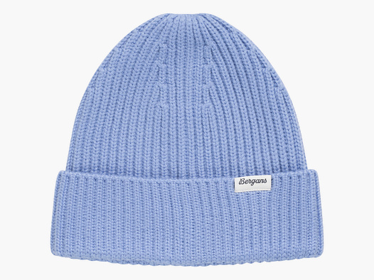 Bergans Nordmarka Merino Beanie Blueberry Milk One Size