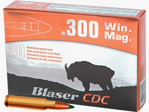 .300 Win Mag CDC 10,4g / 160gr