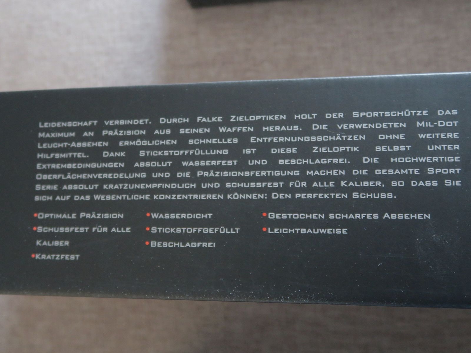 Zielfernrohr FALKE 8,5-25x50 mildot