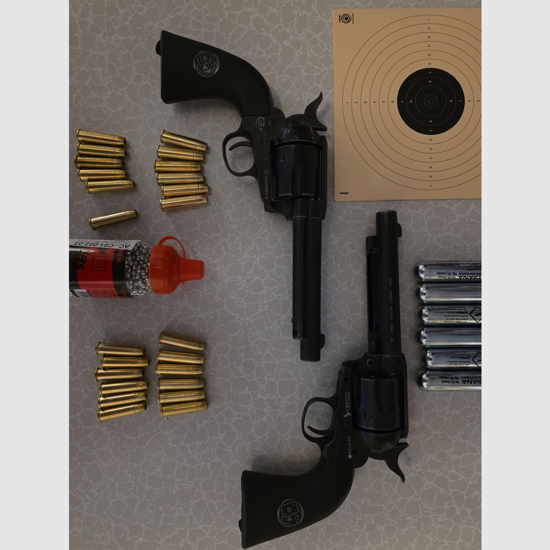Umarex Colt Single Action Army Double Aces Duel Set - Co2 4,5 mm BB, afbeelding 5 van 10