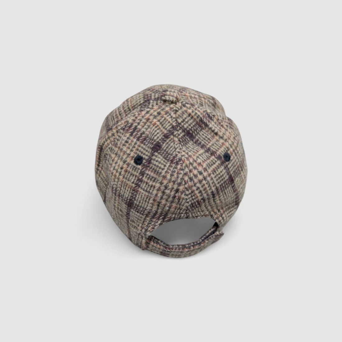 CASQUETTE À CARREAUX CAMEL/BRUN, image 2 sur 2