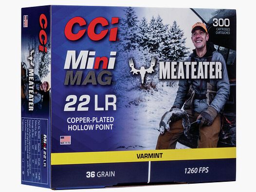 CCI Mini-Mag .22 LR 36GR CPHP 300 cartucce