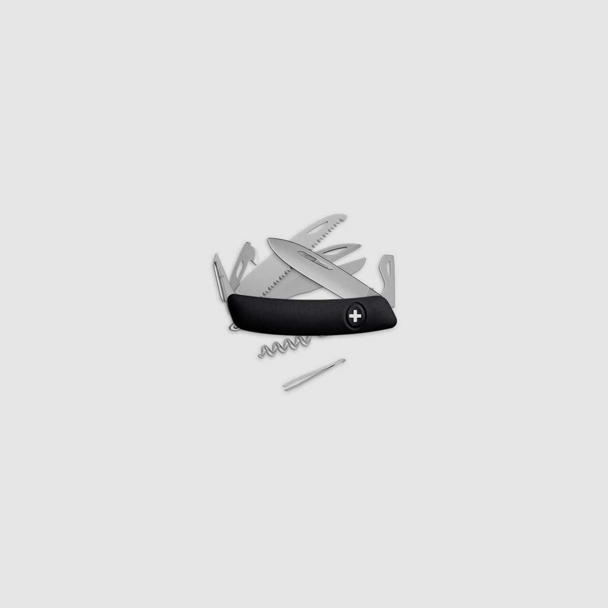 Swiss Knives D09 Allmatt - black Swiza