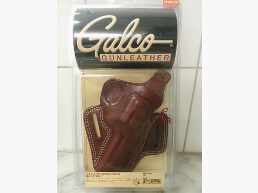 GALCO-HOLSTER 686-4 braun rechts HIGH RIDE BELT